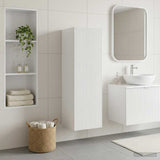 vidaXL Wandgemonteerde Badkamerkast Wit 33 x 34,5 x 160 cm
