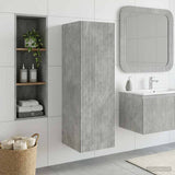 vidaXL Wandgemonteerde Badkamerkast Wit 33 x 34,5 x 160 cm