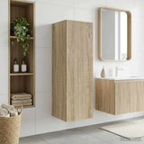 vidaXL Wandgemonteerde Badkamerkast Wit 33 x 34,5 x 160 cm