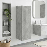 vidaXL Wandgemonteerde Badkamerkast Wit 33 x 34,5 x 160 cm