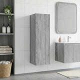 vidaXL Wandgemonteerde Badkamerkast Wit 33 x 34,5 x 160 cm