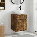vidaXL Wall-Mounted Washbasin Cabinet White 39 x 41 x 64.5 cm