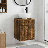vidaXL Wall-Mounted Washbasin Cabinet White 39 x 41 x 64.5 cm