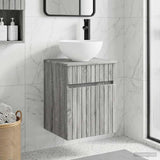 vidaXL Wall-Mounted Washbasin Cabinet White 39 x 41 x 64.5 cm