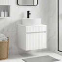 vidaXL Wall-Mounted Washbasin Cabinet White 49 x 44.5 x 65 cm