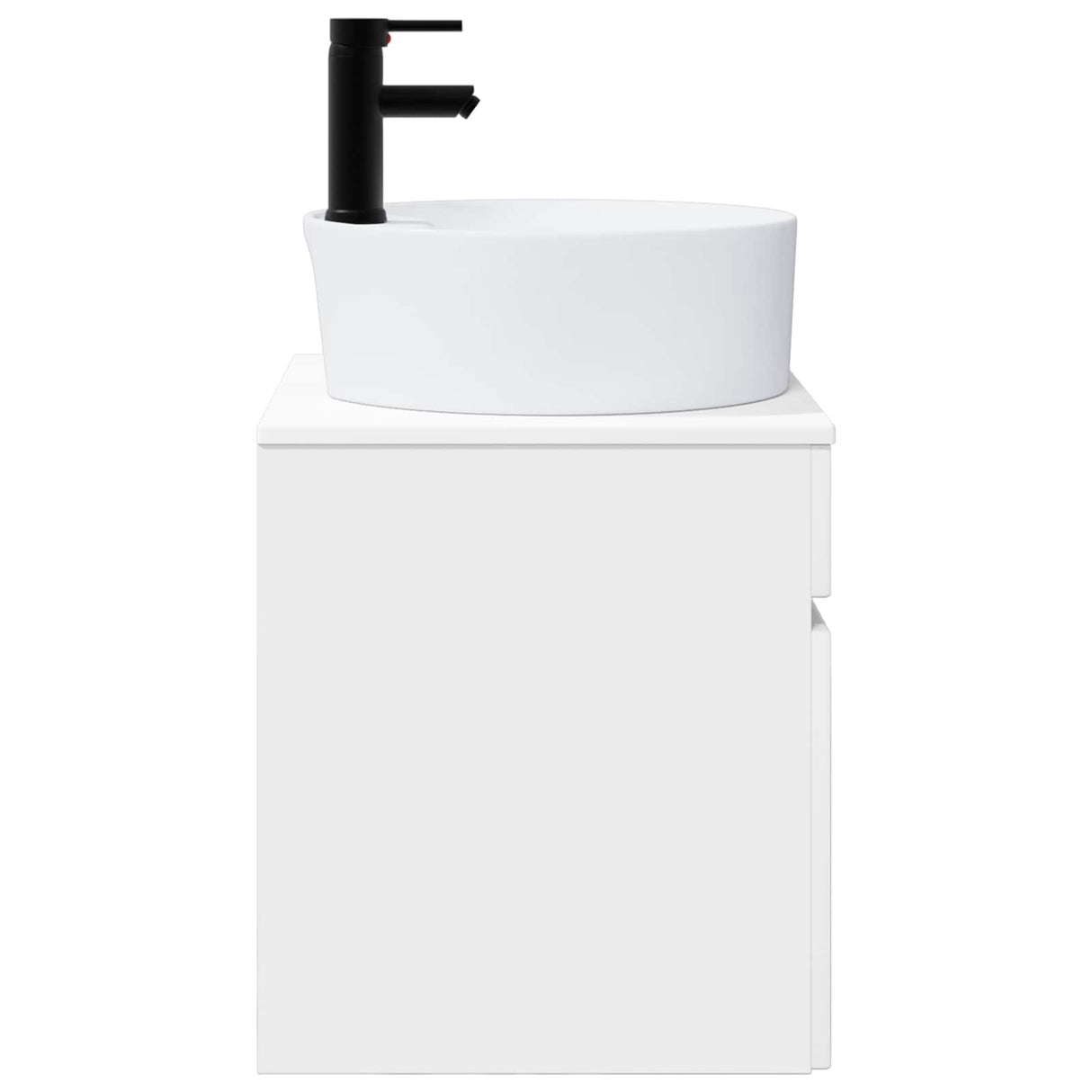vidaXL Wall-Mounted Washbasin Cabinet White 49 x 44.5 x 65 cm