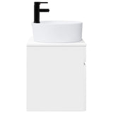 vidaXL Wall-Mounted Washbasin Cabinet White 49 x 44.5 x 65 cm