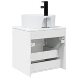 vidaXL Wall-Mounted Washbasin Cabinet White 49 x 44.5 x 65 cm