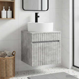 vidaXL Wall-Mounted Washbasin Cabinet White 49 x 44.5 x 65 cm