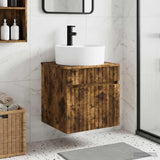 vidaXL Wall-Mounted Washbasin Cabinet White 49 x 44.5 x 65 cm