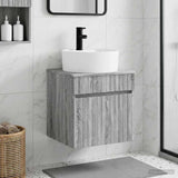 vidaXL Wall-Mounted Washbasin Cabinet White 49 x 44.5 x 65 cm