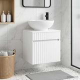 vidaXL Wall-mounted Washbasin Cabinet White 49 x 44.5 x 66.5 cm