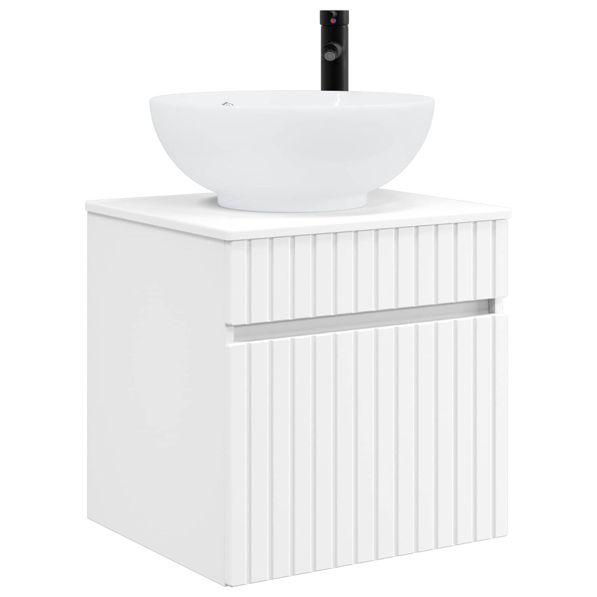 vidaXL Wall-mounted Washbasin Cabinet White 49 x 44.5 x 66.5 cm