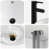 vidaXL Wall-mounted Washbasin Cabinet White 49 x 44.5 x 66.5 cm