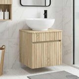vidaXL Wall-mounted Washbasin Cabinet White 49 x 44.5 x 66.5 cm