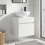 vidaXL Wall-mounted Washbasin Cabinet White 49 x 44.5 x 66.5 cm