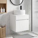 vidaXL Wandgemonteerde wastafelmeubel Wit 49 x 44,5 x 66 cm