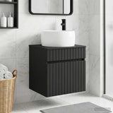vidaXL Wandgemonteerde wastafelmeubel Wit 49 x 44,5 x 66 cm