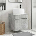 vidaXL Wandgemonteerde wastafelmeubel Wit 49 x 44,5 x 66 cm