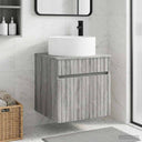 vidaXL Wandgemonteerde wastafelmeubel Wit 49 x 44,5 x 65,5 cm