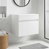 vidaXL Wall-Mounted Bathroom Cabinet White 59 x 44.5 x 50 cm Engineered Wood