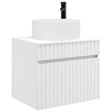 vidaXL Wall-Mounted Bathroom Cabinet White 59 x 44.5 x 50 cm Engineered Wood