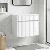 vidaXL Wall-Mounted Bathroom Cabinet White 59 x 44.5 x 50 cm Engineered Wood
