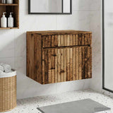 vidaXL Wall-Mounted Bathroom Cabinet White 59 x 44.5 x 50 cm Engineered Wood