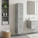 vidaXL Wandgemonteerde Badkamerkast Wit 33 x 34,5 x 160 cm