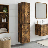vidaXL Wandgemonteerde Badkamerkast Wit 33 x 34,5 x 160 cm
