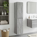 vidaXL Wandgemonteerde Badkamerkast Wit 33 x 34,5 x 160 cm