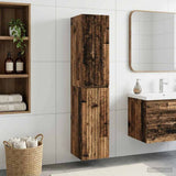 vidaXL Wandgemonteerde Badkamerkast Wit 33 x 34,5 x 160 cm