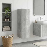 vidaXL Wandgemonteerde Badkamerkast Wit 33 x 34,5 x 160 cm
