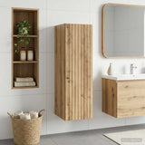 vidaXL Wandgemonteerde Badkamerkast Wit 33 x 34,5 x 160 cm