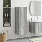 vidaXL Wandgemonteerde Badkamerkast Wit 33 x 34,5 x 160 cm