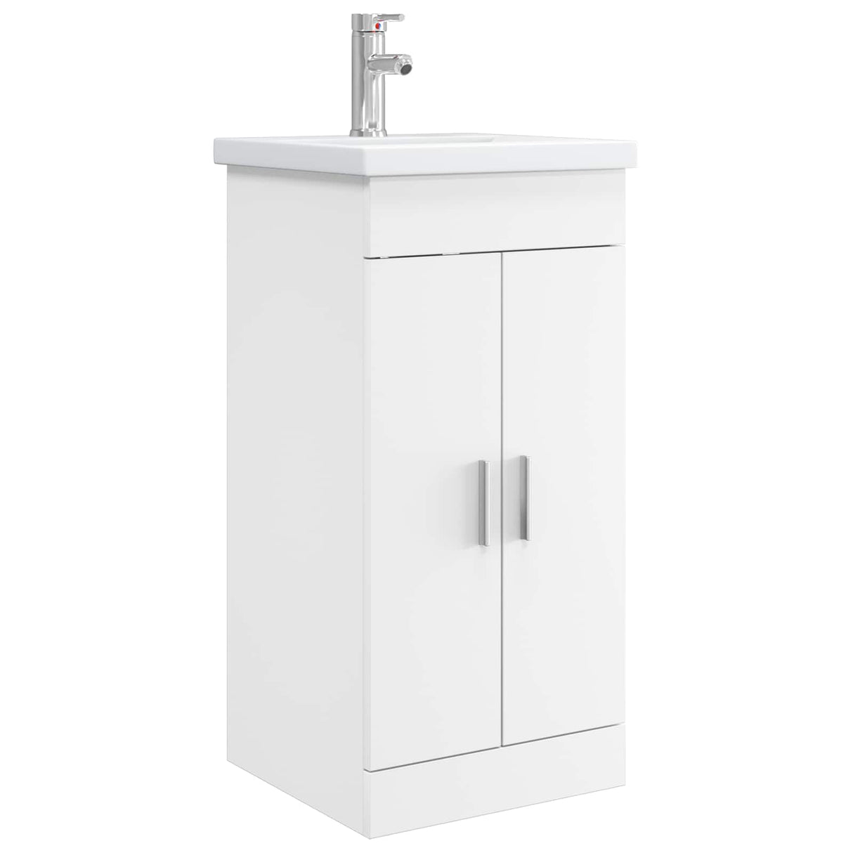 vidaXL Bathroom Cabinet Set White 61 x 40 x 84.5 cm Engineered Wood