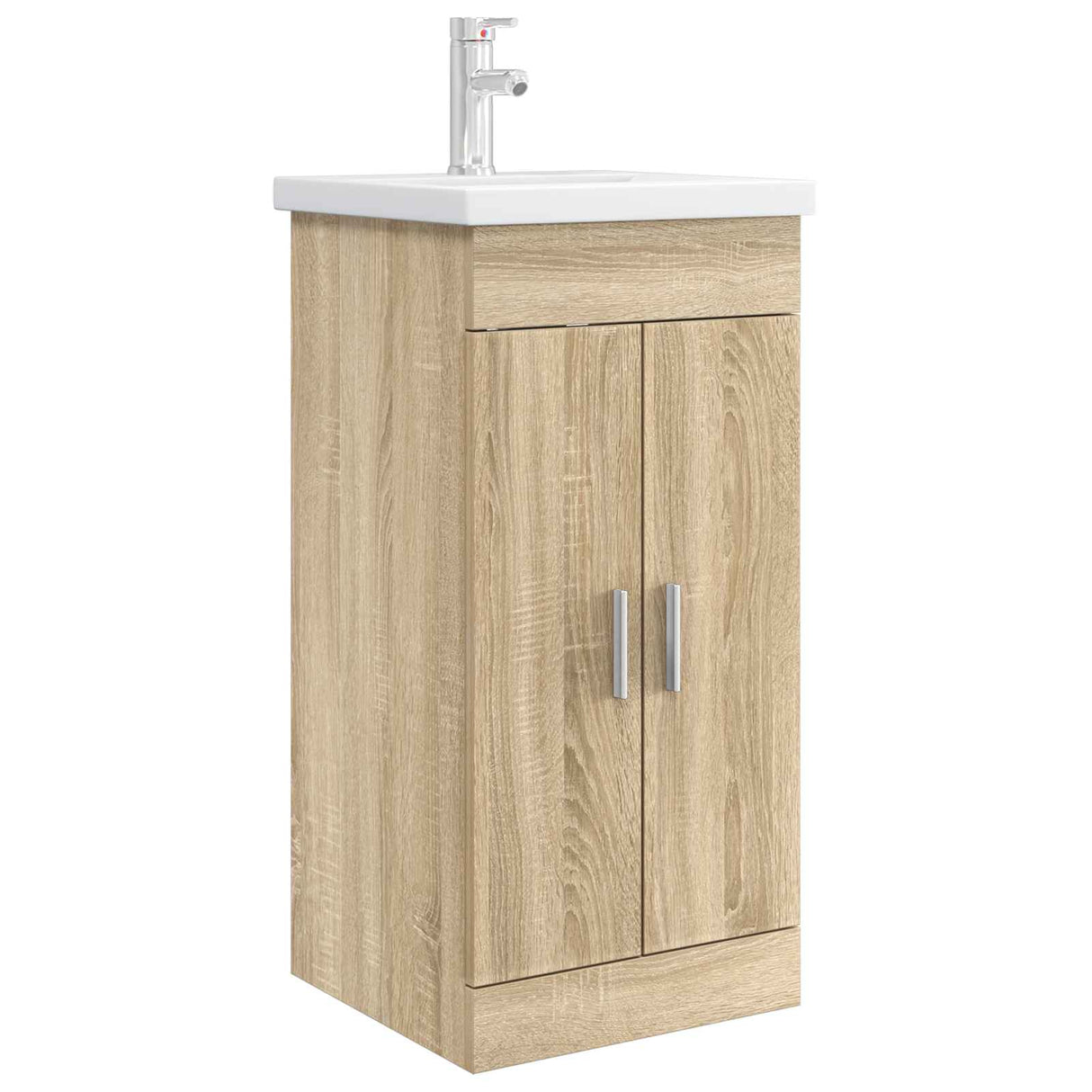 vidaXL Bathroom Cabinet Set White 61 x 40 x 84.5 cm Engineered Wood
