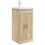 vidaXL Bathroom Cabinet Set White 61 x 40 x 84.5 cm Engineered Wood