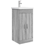 vidaXL Bathroom Cabinet Set White 61 x 40 x 84.5 cm Engineered Wood
