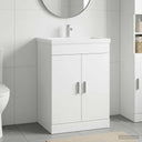vidaXL Badkamer Onder Het Wastafel Kast Wit 56 x 37,5 x 81 cm