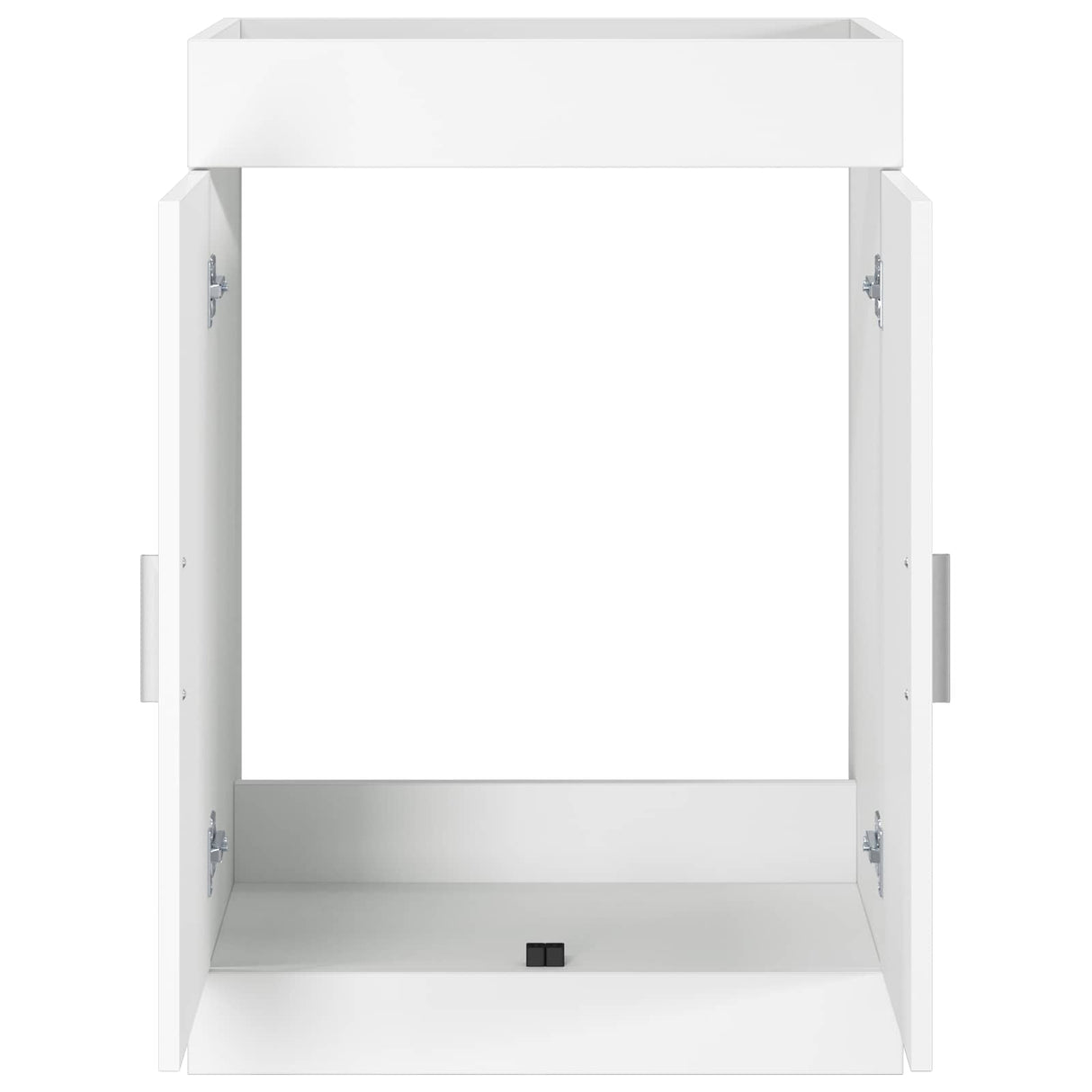 vidaXL Badkamer Onder Het Wastafel Kast Wit 56 x 37,5 x 81 cm