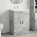 vidaXL Badkamer Onder Het Wastafel Kast Wit 56 x 37,5 x 81 cm