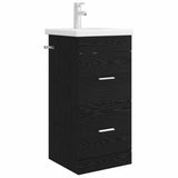 vidaXL Badkamermeubel Set Wit 61 x 40 x 84,5 cm Bewerkt hout