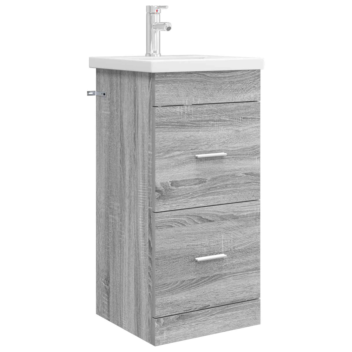 vidaXL Badkamermeubel Set Wit 61 x 40 x 84,5 cm Bewerkt hout