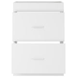 vidaXL Badkamer Onder Het Wastafel Kast Wit 56 x 37,5 x 81 cm