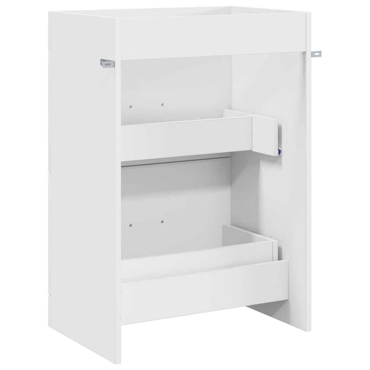 vidaXL Badkamer Onder Het Wastafel Kast Wit 56 x 37,5 x 81 cm
