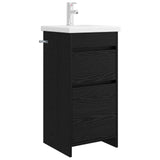 vidaXL Badkamermeubel Set Wit 61 x 40 x 84,5 cm Bewerkt hout