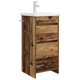 vidaXL Badkamermeubel Set Wit 61 x 40 x 84,5 cm Bewerkt hout