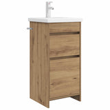 vidaXL Badkamermeubel Set Wit 61 x 40 x 84,5 cm Bewerkt hout