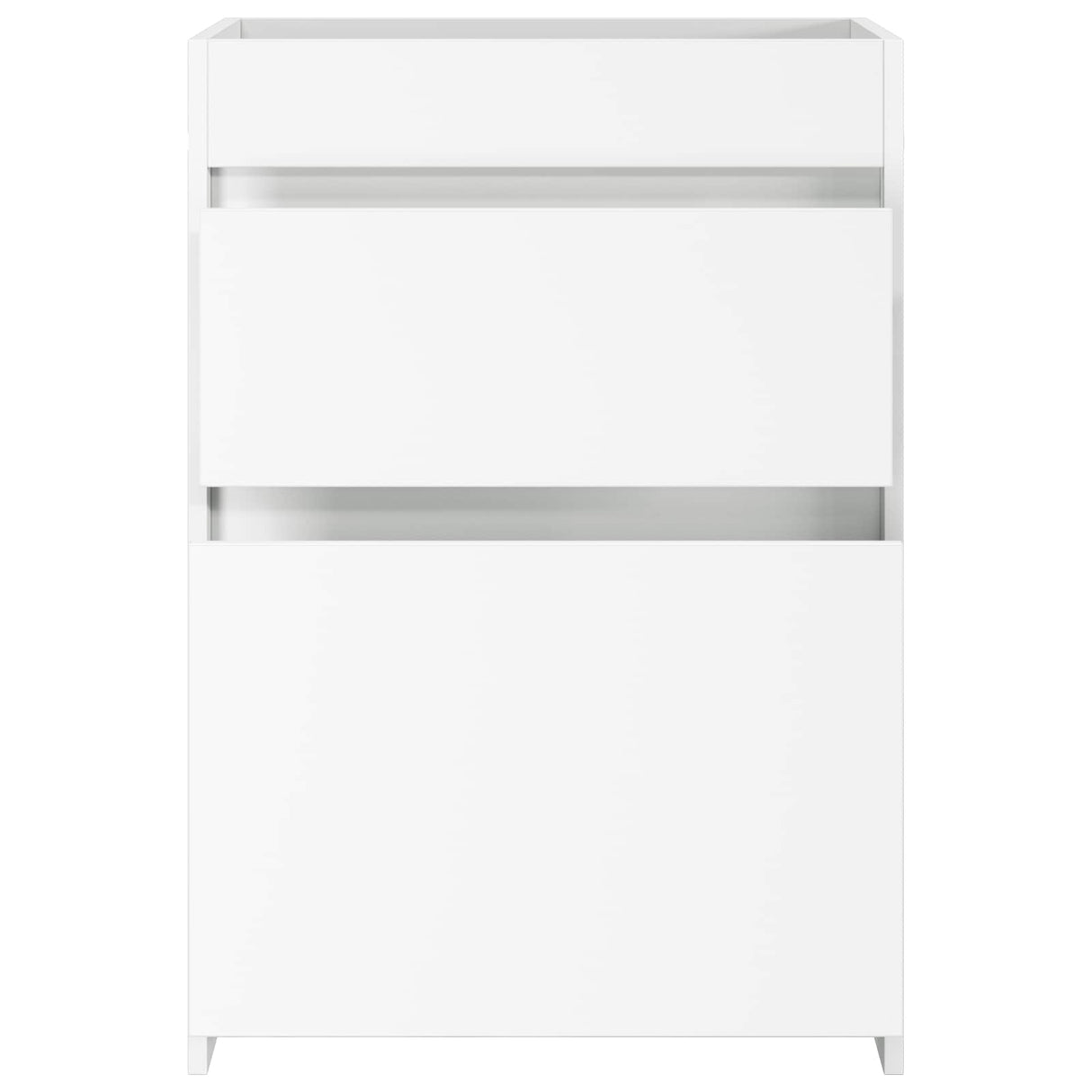 vidaXL Badkamer Onder Het Wastafel Kast Wit 56 x 37,5 x 81 cm